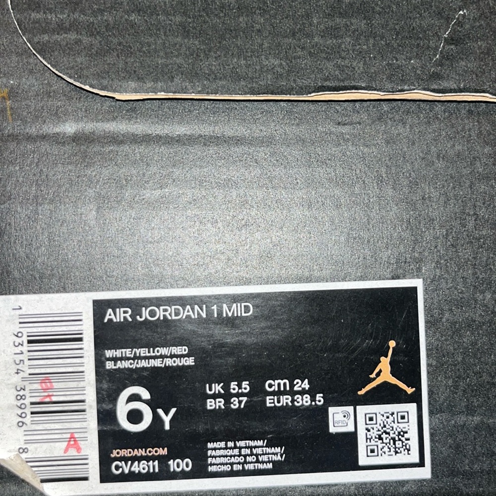 Air Jordan 1 Mid Edge Glow (GS) - Picture 12 of 14